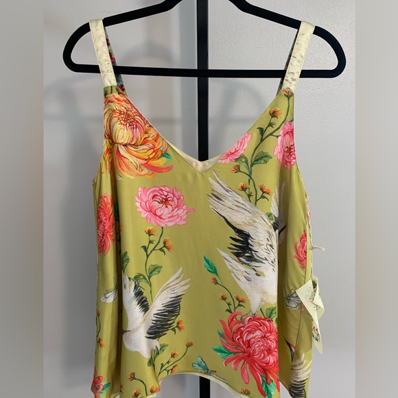 NWTCurrent Collection ARATTA Yellow Legend of the Crane Reversible Cami Top - Picture 16 of 16